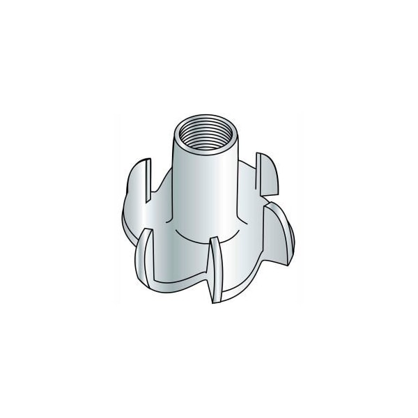 Brighton-Best Tee Nut - 1/4-20 x 5/16" L - 3 Prong - Steel - Zinc CR+3 - Pkg of 250 - Brighton-Best 302050 302050 - main